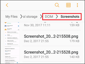 DCIM屏幕截图文件夹